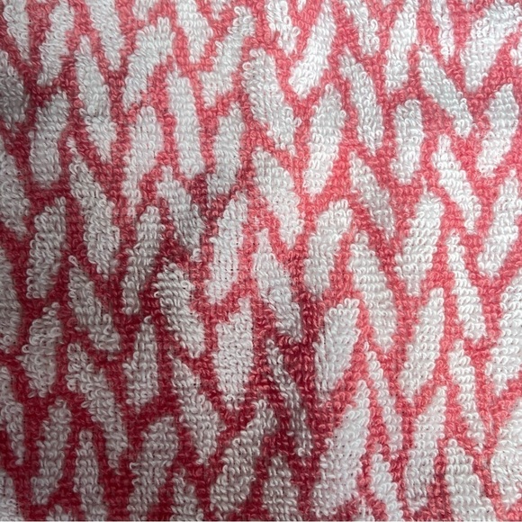 Ralph Lauren Sanders set of 4 Washcloths Basket Weave Rose Red NWT - Picture 2 of 8